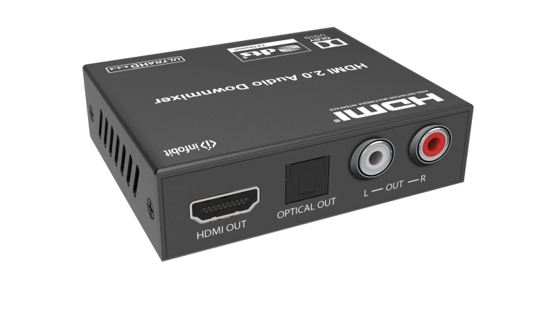 Де-ембеддер аудио из HDMI Infobit iTrans AD02  4K60 18Gbps HDMI Audio De-embedder/ Extractor